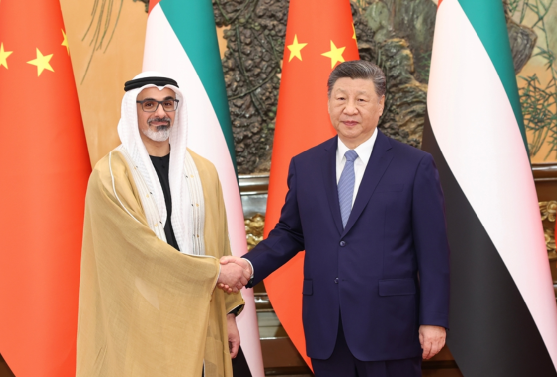 習近平會見阿聯酋阿布扎比王儲哈立德